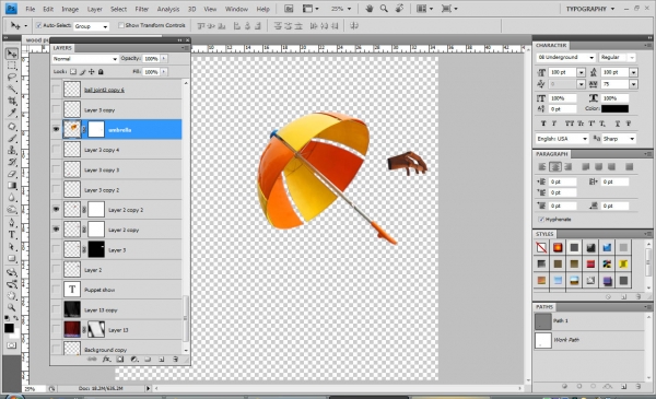 Creation of Master Puppet: Step 1